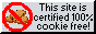 No Cookies Button